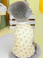Pet Clothes For Dogs/Cats, 4 Legs Shirt, Puppy Outfit For Home Wear With Polka Dot Print