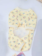 Pet Clothes For Dogs/Cats, 4 Legs Shirt, Puppy Outfit For Home Wear With Polka Dot Print