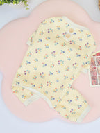 Pet Clothes For Dogs/Cats, 4 Legs Shirt, Puppy Outfit For Home Wear With Polka Dot Print