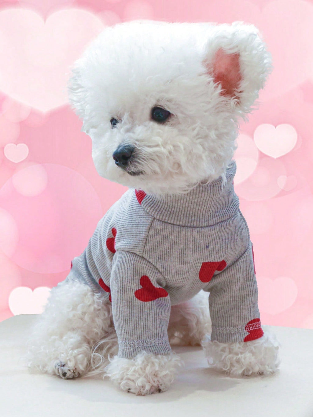 1pc Pet Sweatshirt For Small/Medium Dogs & Cats, Valentine's Day Outfit