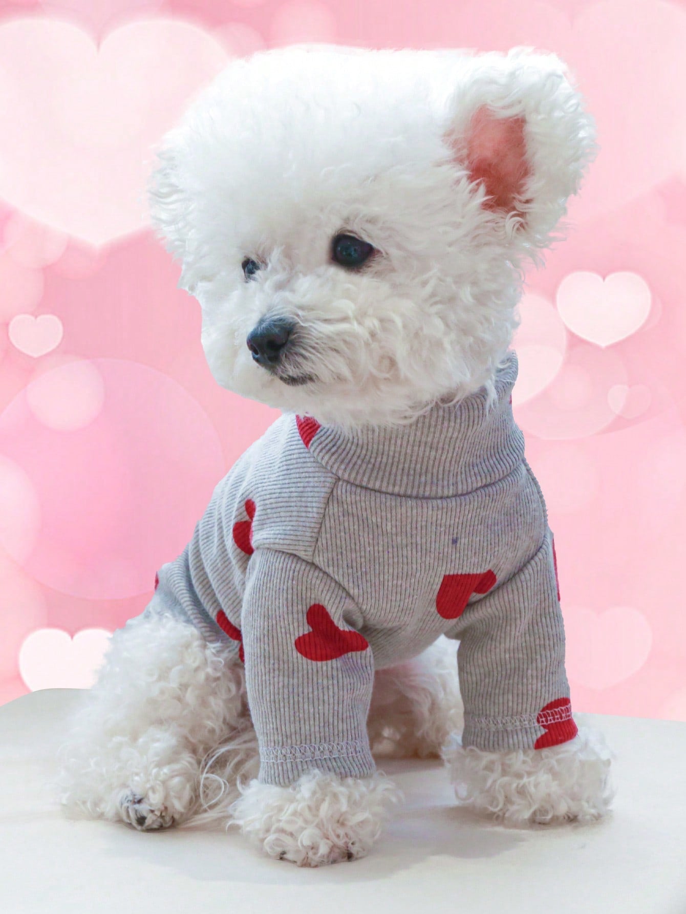 1pc Pet Sweatshirt For Small/Medium Dogs & Cats, Valentine's Day Outfit