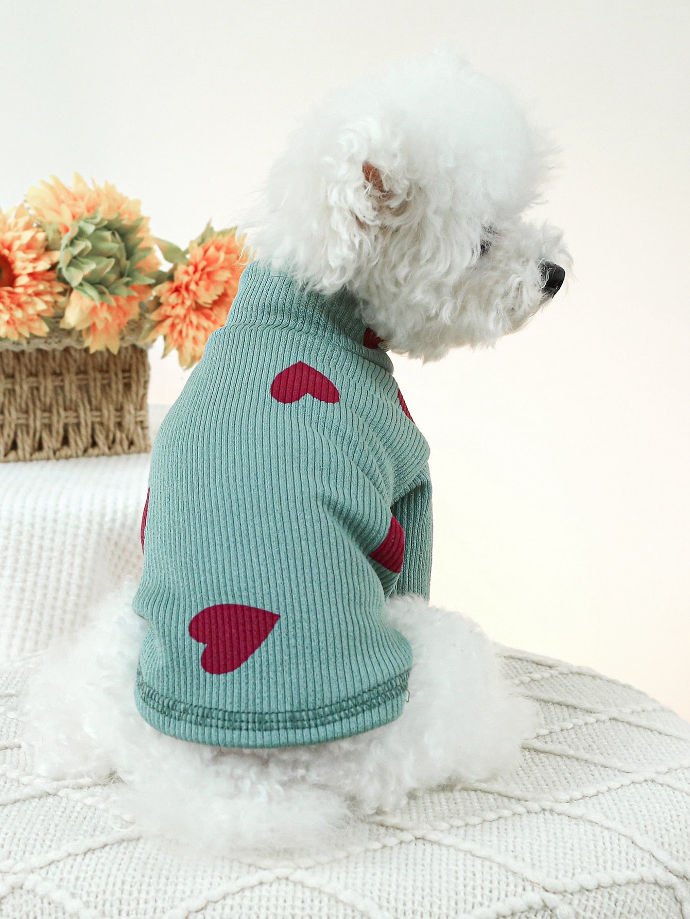 1pc Pet Sweatshirt For Small/Medium Dogs & Cats, Valentine's Day Outfit