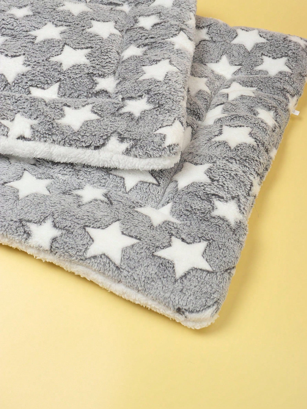 1pc Polyester Star & Heart Breathable Washable Thick Pet Bed Mat For Medium-Small Cats & Dogs, All Seasons (Teddy/Bichon Frise)