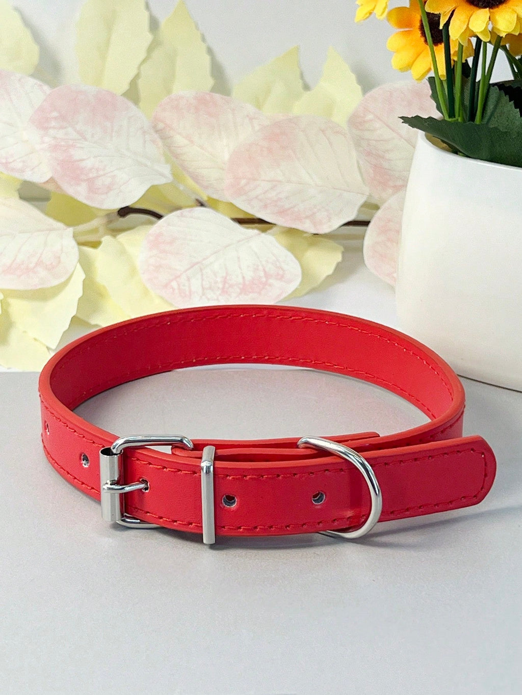 Pet Supplies, Punk Style Pu Leather Multi-Color Dog Collar For Medium And Small Sized Dogs