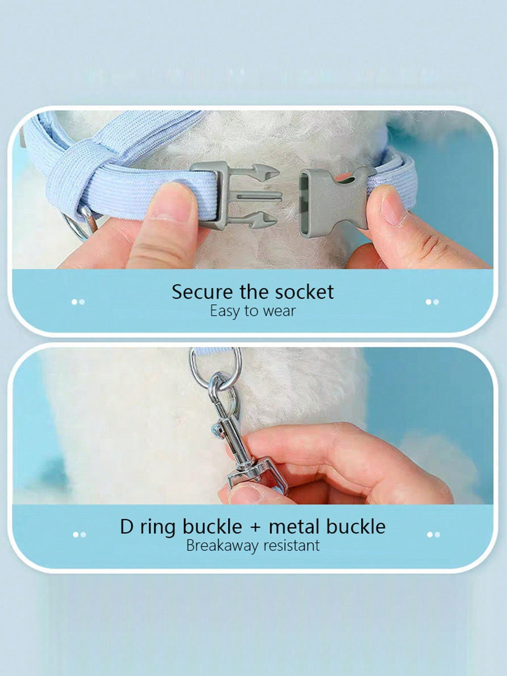 Pet Chest Harness With Leash,Small Dog Teddy Bichon Pomeranian Chest And Back Strap Pup Rope For Walking Training