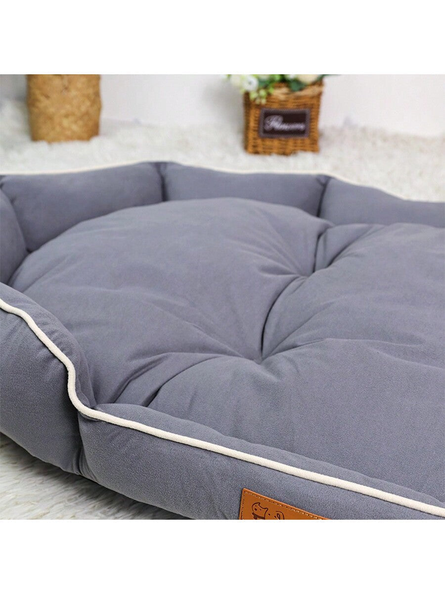 1pc Suede-Like Pet Bed, Suitable For Cats And Small/Medium-Sized Dogs Of All Breeds, Cat/Dog House, Pet Mat