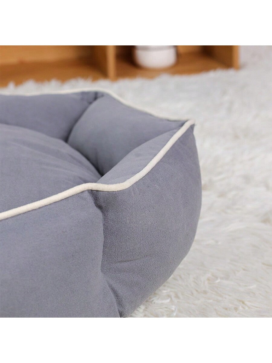 1pc Suede-Like Pet Bed, Suitable For Cats And Small/Medium-Sized Dogs Of All Breeds, Cat/Dog House, Pet Mat