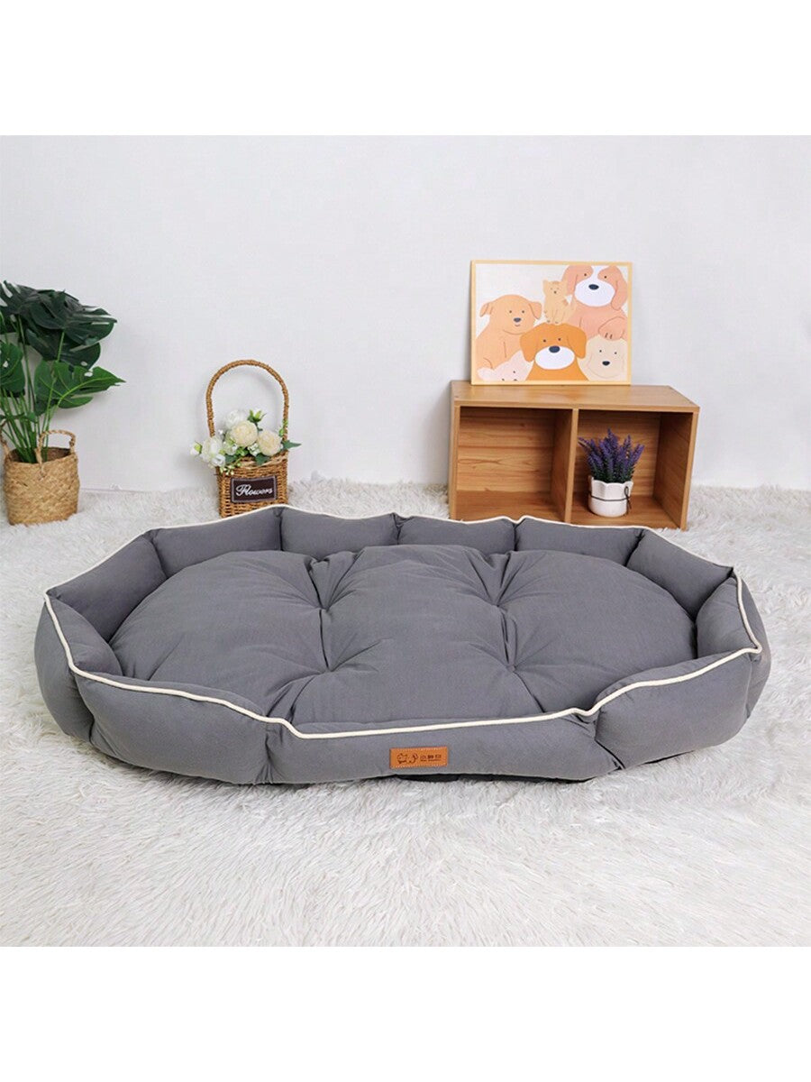 1pc Suede-Like Pet Bed, Suitable For Cats And Small/Medium-Sized Dogs Of All Breeds, Cat/Dog House, Pet Mat