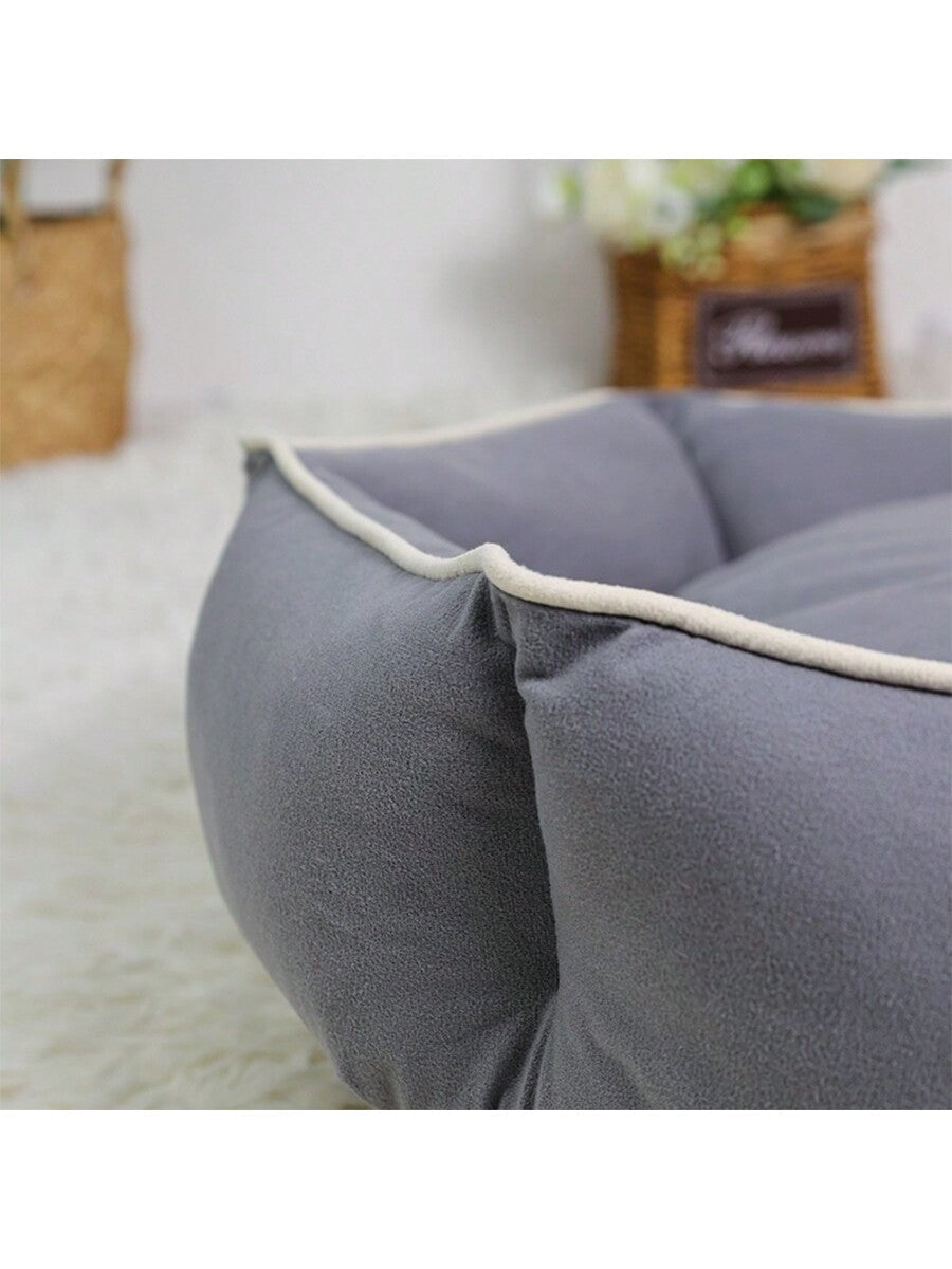 1pc Suede-Like Pet Bed, Suitable For Cats And Small/Medium-Sized Dogs Of All Breeds, Cat/Dog House, Pet Mat