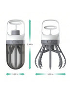 Dog Pooper Scooper, Portable 2 In 1 No Touch Poop Scooper For Small Medium Large Dogs, Claw Wide 6.2'' Dog Waste Pick-Up Cleaner With 75PCS Bag Attachment