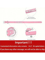 Personalized Dog Collar PU Leather Puppy Cat ID Collars With Rhinestone Heart Star Shaped Dog Accessory For Small Medium And Large Dogs