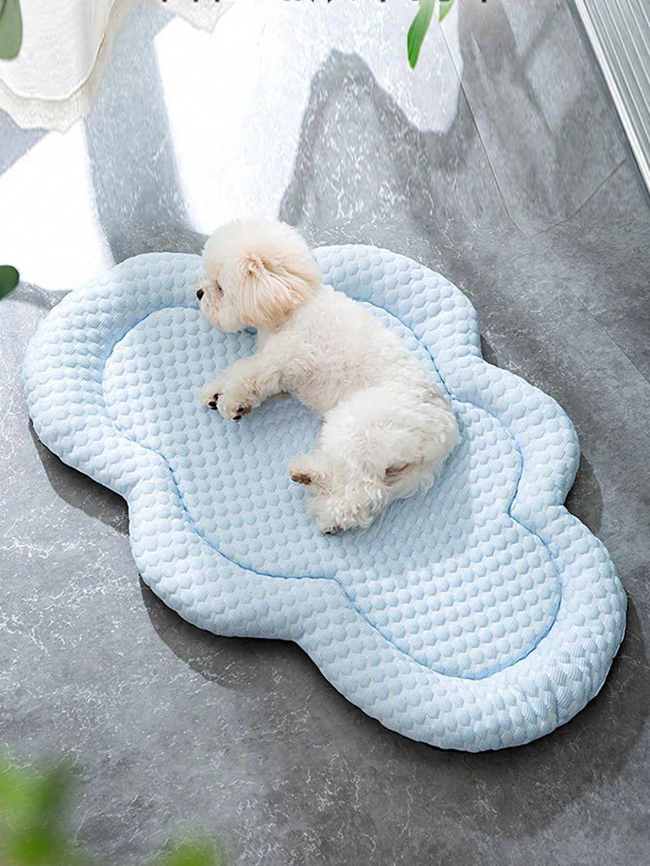 1pc/Set Summer Pet Dog Bed Cooling Mat, Cat Bed Puppy Air Permeable Dog Bed Mat Suitable For Small, Medium And Large Pets