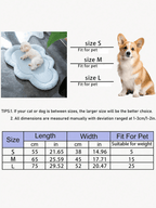 1pc/Set Summer Pet Dog Bed Cooling Mat, Cat Bed Puppy Air Permeable Dog Bed Mat Suitable For Small, Medium And Large Pets