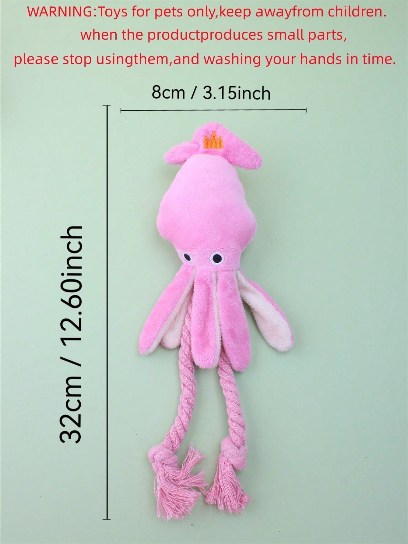 A New Dog Doll Octopus Plush Doll For Grinding Teeth And Cleaning, Suitable For Golden Retrievers, Teddy & Poodle Breeds, Pet Dolls For Entertainment Only