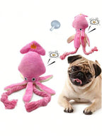 A New Dog Doll Octopus Plush Doll For Grinding Teeth And Cleaning, Suitable For Golden Retrievers, Teddy & Poodle Breeds, Pet Dolls For Entertainment Only