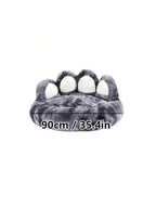 27in  35in  43in  Calming Dog Beds For Large Dogs, Faux Fur Donut Cuddler Dog Bed, Round Fluffy Pillow, Washable Pet Bed For Dogs