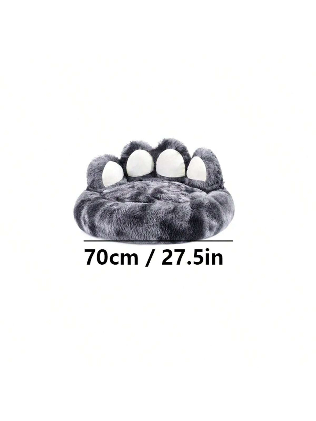 27in  35in  43in  Calming Dog Beds For Large Dogs, Faux Fur Donut Cuddler Dog Bed, Round Fluffy Pillow, Washable Pet Bed For Dogs