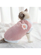 Pet Clothes, Cat Clothes, Autumn/Winter Cat Vest, Warm & Cute Plush Cat Outfit