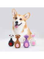 Dog Voice-Activated Latex Cute Cartoon Toys, Chew & Bite Resistant Latex Toys
