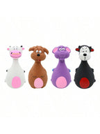 Dog Voice-Activated Latex Cute Cartoon Toys, Chew & Bite Resistant Latex Toys