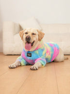 Pet Tie Dye Plush Hoodie, Pet Christmas Clothes, Dog Clothes, Pet Thickened Clothes, Pet Winter Clothes, Dog Winter Clothes, Cat Clothes, Large Dog Clothes, Plus Size Dog Clothes