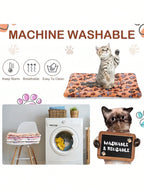Luxury Plush Pet Blanket, Thick Warm Breathable Soft Comfortable Pet Cat Dog Bed Mat,Machine Washable, Indoor Blanket Suitable For All Sizes Of Pets In Winter