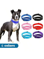 Dog Neck Leash For Outdoor Walking Adjustable Neck Leash For Dogs Sturdy Martingale Nylon Dog Collar Adjustable Soft Puppy Pet Collar For Small Large Dogs Training Control Prevents Slipping Out