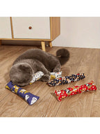 Chewing Cat Toy - Catnip Filled Plush Cat Toy, Stress Relief & Play Toy - Medium Size Fluffy Cat Toy