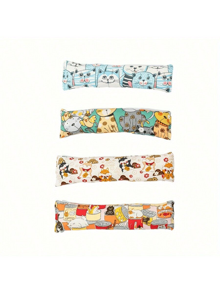 Chewing Cat Toy - Catnip Filled Plush Cat Toy, Stress Relief & Play Toy - Medium Size Fluffy Cat Toy