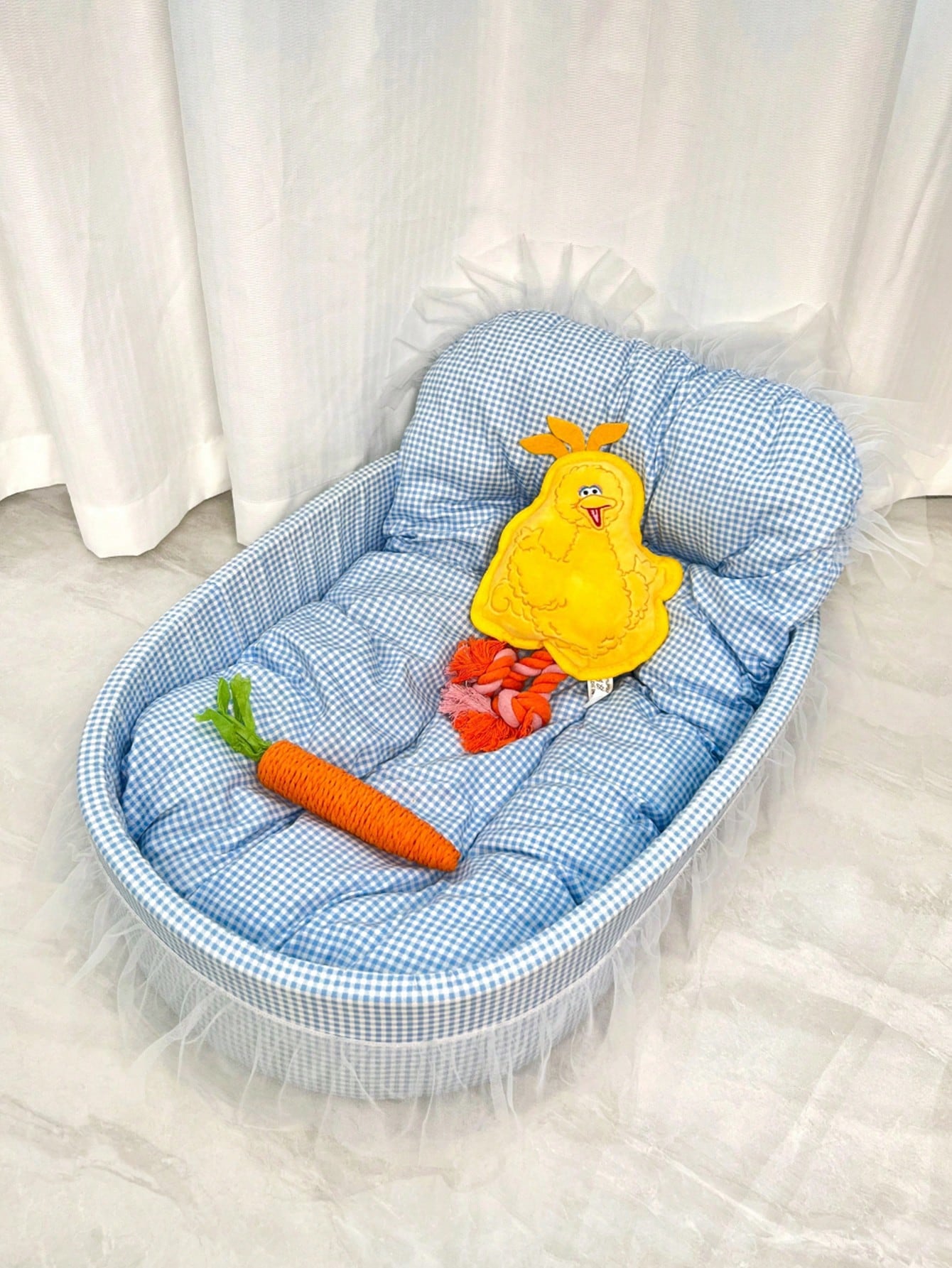 1pc Four Seasons Universal Cute Pet Bed, Cat Bed, Dog Bed, Suitable For Cats And Small Dogs Up To 6kg (Lace Color Is Shipped Randomly)