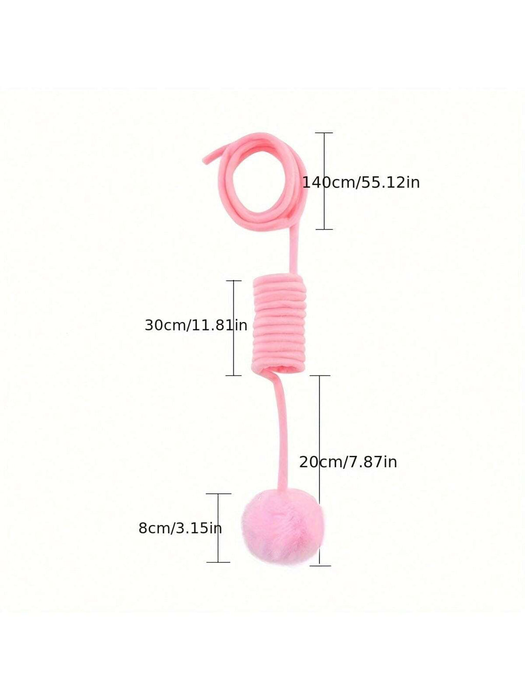 Hanging Fluffy Cat Lover And Cat Mom Love Ball Toys 3 Pcs With Bell, Interactive Cat Lover And Cat Mom Love Retractable, Cat Lover And Cat Mom Love Toys Indoor Kitten Play Chase Exercise Physical Stimulation