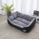 Color Square Winter Soft Warm House Dog Bed Dog Waterproof Bed Pet Bed Large Medium Small Dog House