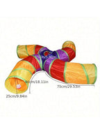Foldable Cat Tunnel Toy, Let Your Feline Friends Play To Their Heart's Content