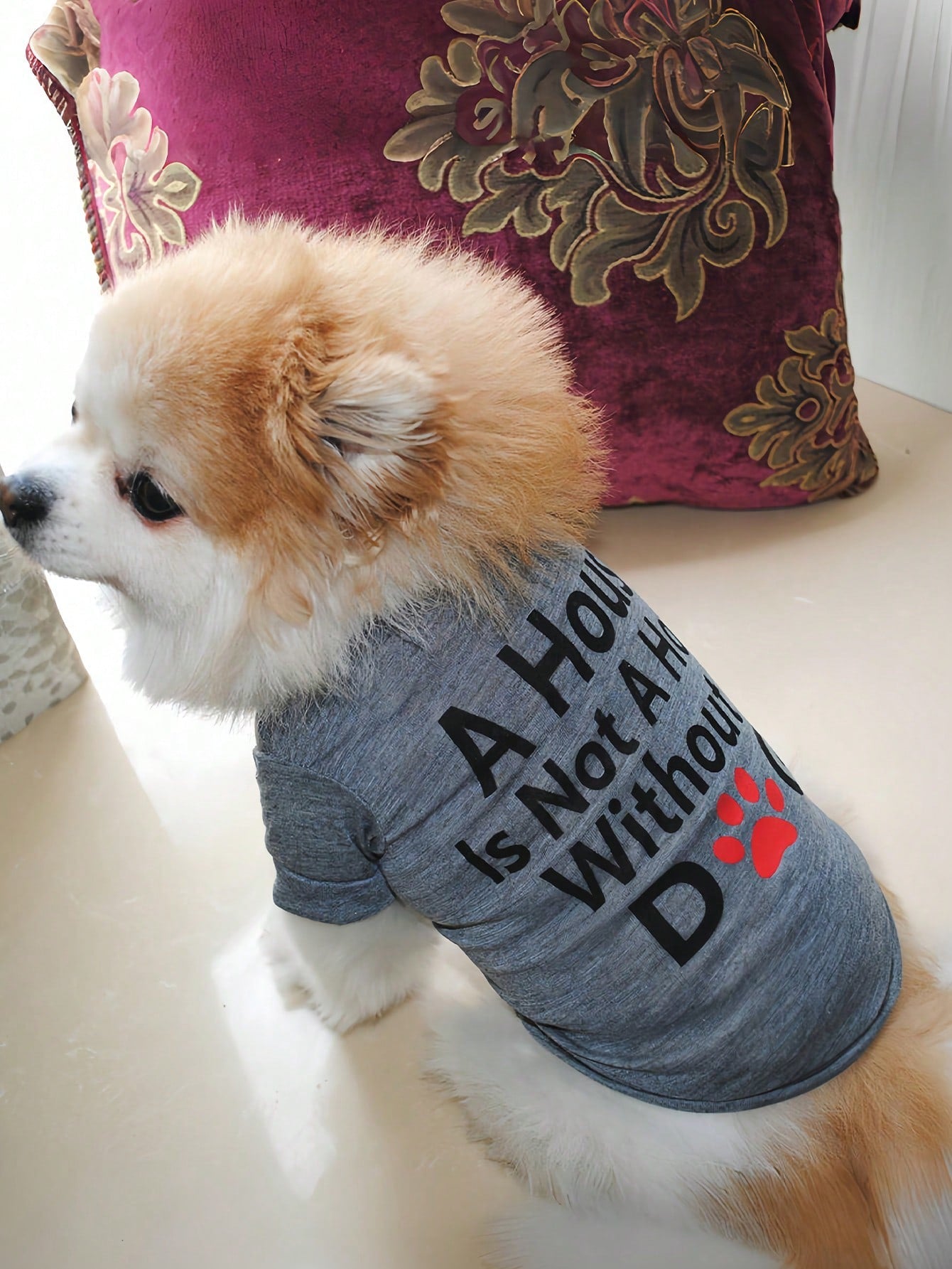 2pcs Dog Clothes Summer Lightweight Cute Breathable Small Dog Vest T-Shirt Suit, For Small/Medium Breeds
