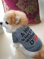 2pcs Dog Clothes Summer Lightweight Cute Breathable Small Dog Vest T-Shirt Suit, For Small/Medium Breeds