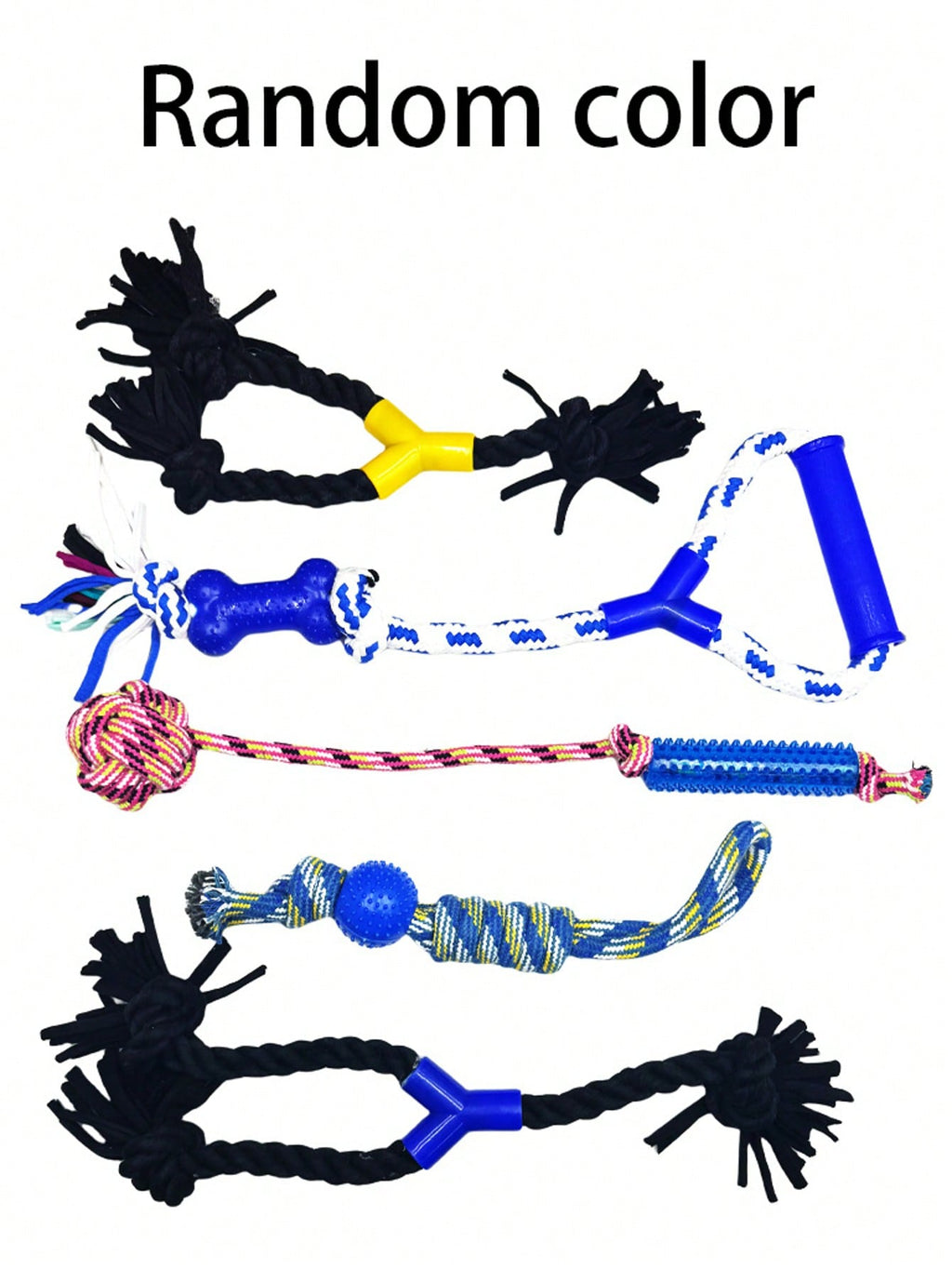Dog Rope Toy – 4 Packs Of Puppy Rope Toys For Chewing, Tug-Of-War, And Fetch – Durable Dental Chew – Dog Teething Aids