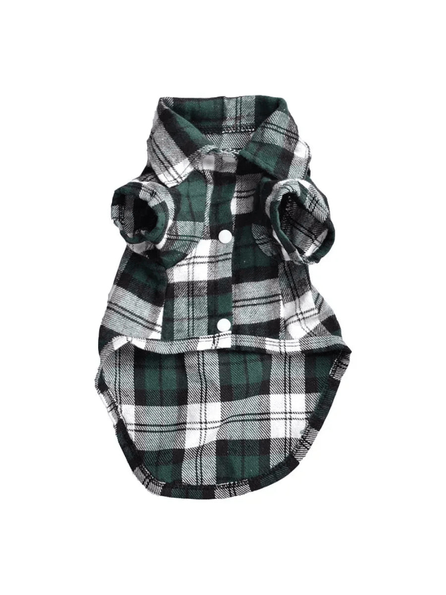 Plaid Dog Shirt Summer Pet Dog Clothes For Dogs T-Shirt Vest Puppy Pet Clothing For Dogs Outfits Chihuahua Yorkshire Para Perro
