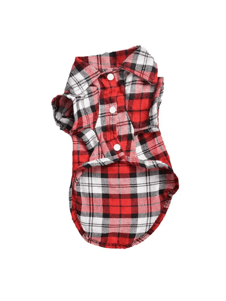 Plaid Dog Shirt Summer Pet Dog Clothes For Dogs T-Shirt Vest Puppy Pet Clothing For Dogs Outfits Chihuahua Yorkshire Para Perro