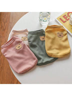 Long Haired Cat Summer Clothing4 Pieces Dog Shirts With Breathable And Comfort Small Medium Dog Cat Pet Clothing Spring Dog Outfits For Small Puppy Cat Pets Small Yellow