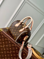 Louis Vuitton Speedy Bandouli¨¨re 20 Monogram Beige Strap - 20.5 x 13.5 x 12.0 cm