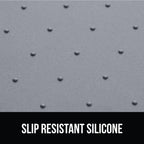 GORILLA GRIP 100% Waterproof Raised Edge BPA Free Silicone Pet Feeding Mat, Dog Cat Food Mats Contain Spills Protects Floors, Placemats for Cats and Dogs Water Bowl, Pets Accessories 16x10, Gray
