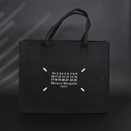 Maison Margiela MM6 Tote Bag – Limited Edition Black Canvas Shopper