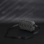 Gucci Ophidia GG Supreme Belt Bag – Black/Grey Monogram