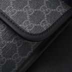 Gucci Ophidia GG Supreme Belt Bag – Black/Grey with Web Strap