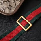 Gucci Ophidia GG Supreme Mini Belt Bag – Beige/Ebony with Web Stripe