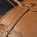 Miu Miu Leather Tote Bag – Elegant Caramel Brown