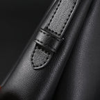 Prada Cleo Black Brushed Leather Shoulder Bag