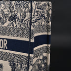 Dior Book Tote Bag – Blue Toile de Jouy Embroidery
