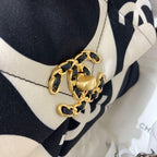 Chanel 19 Flap Bag medium black ecru